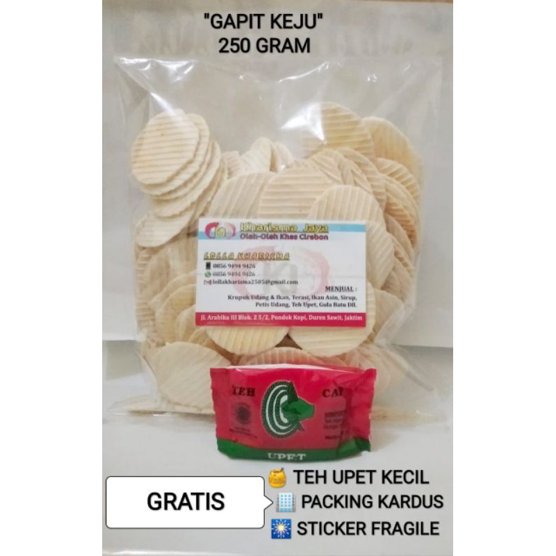 

Kue GAPIT KEJU atau Simping 250 Gram Oleh Oleh Khas Cirebon