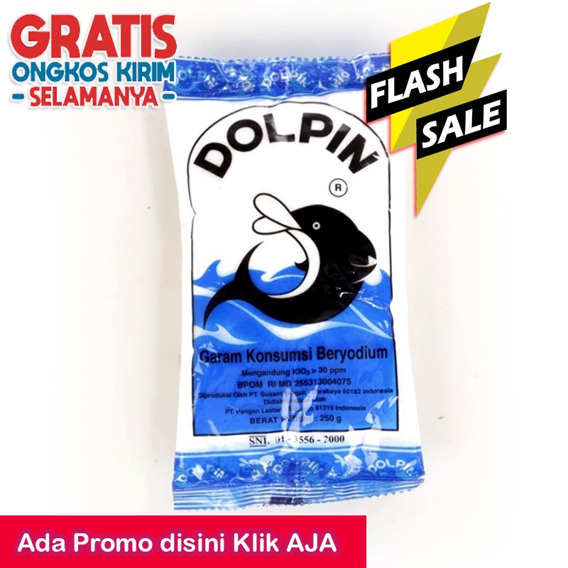 

Garam Dapur Dolpin 250 Gr Garam Dolphin