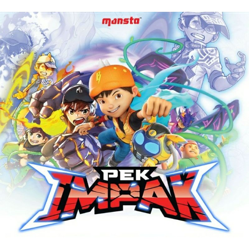BoBoiBoy Galaxy Card Set : Pek Impak (54 Cards)
