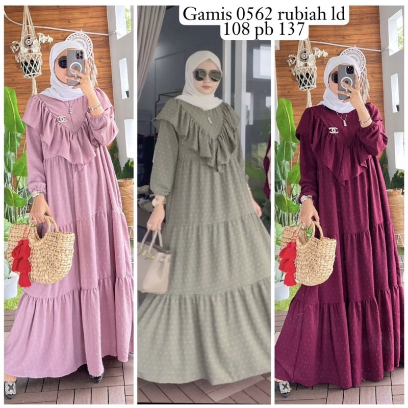 MIDI DRESS RUBIAH || LID RB
