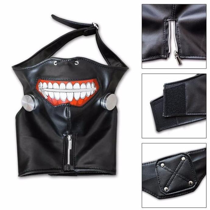 Topeng Kaneki Ken Tokyo Ghoul Cosplay Masker Kulit Kaneki Ken Mask Anime Tokyo