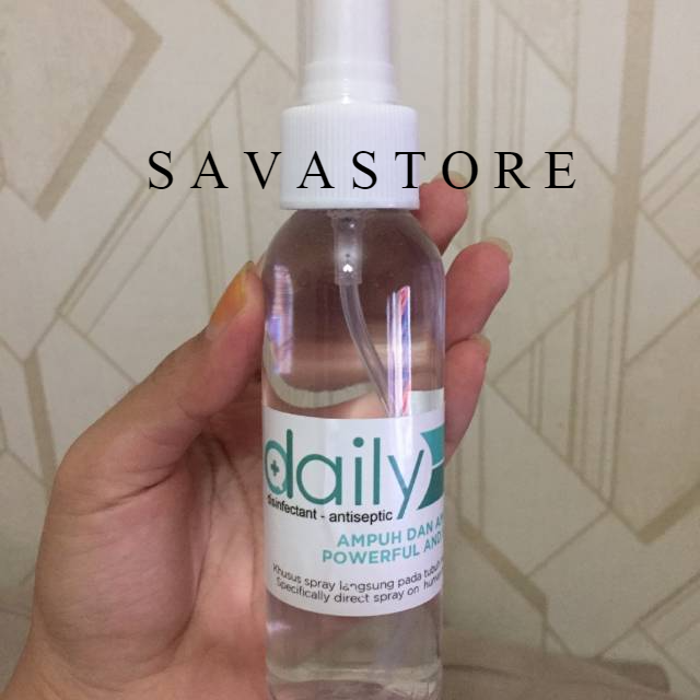 DESINFEKTAN DAILY ANTISEPTIC SPRAY DISINFEKTAN REGULER 100ml [TERLARIS]