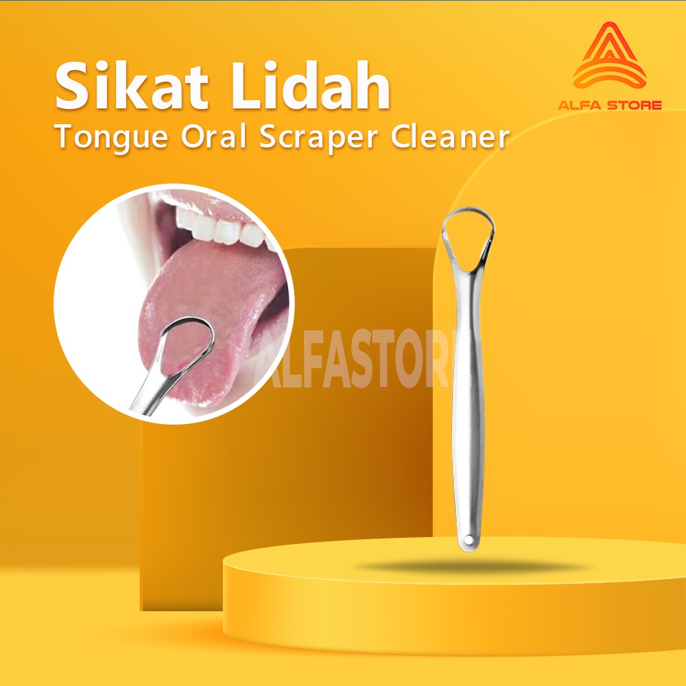 Sikat Lidah Dewasa Pembersih Lidah Tongue Scrapper