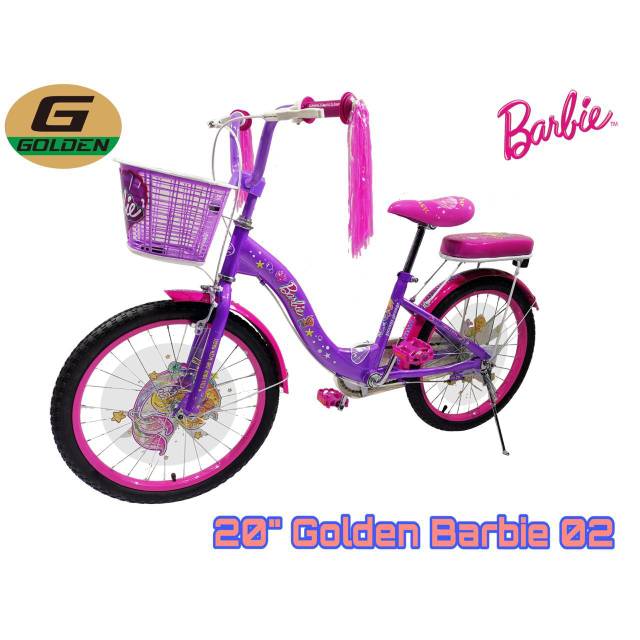  Sepeda  Anak  Golden Barbie 20  Inch  Sepeda  Anak  Perempuan  