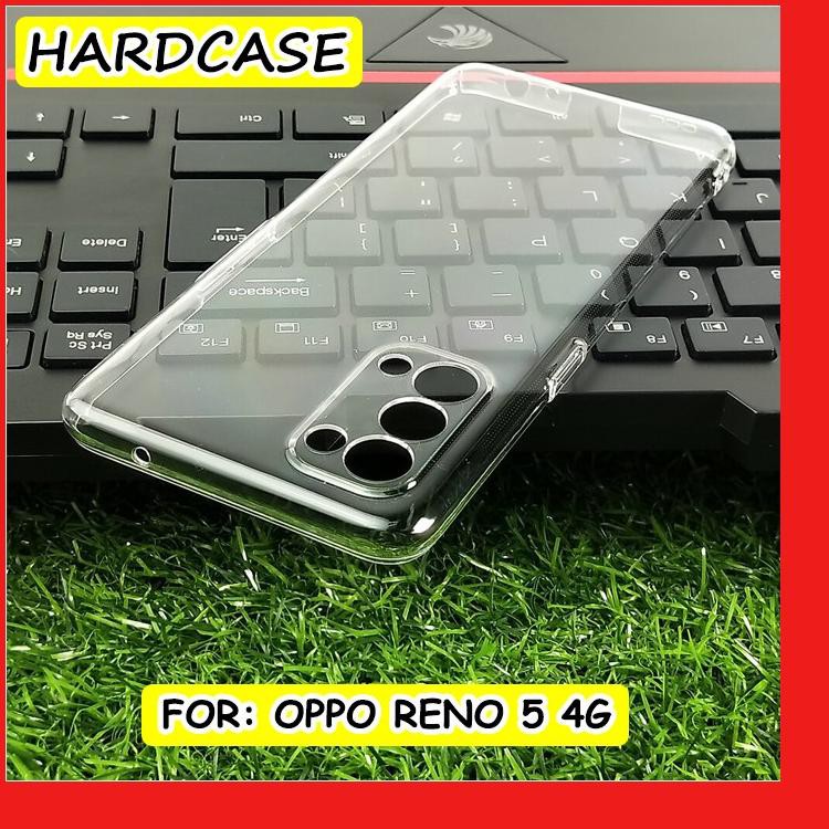 Oppo Reno 5 4G - Clear Hard Case Casing  Transparan Mika Bening K85M