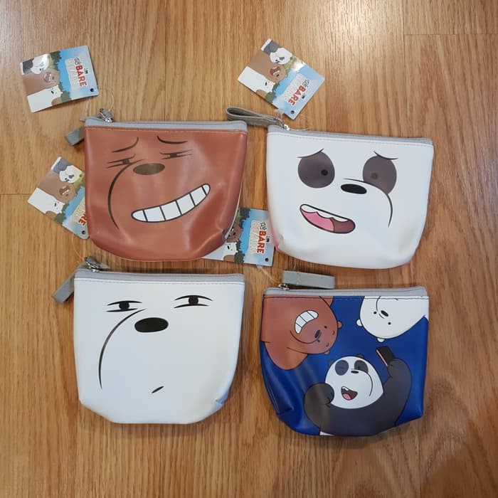 Dompet Coin We Bare Bears / Dompet Koin / Dompet Bukan Miniso Japan Murah Meriah