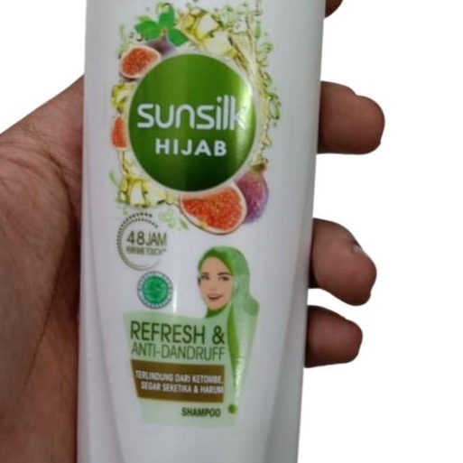 Shampoo Sunslik hijab 170ml strawberry mint / refresh anti dandruff shampo Sunsilk wanita berhijab s