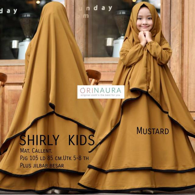 GAMIS ORI NAURA KIDS SHIRLY KIDS