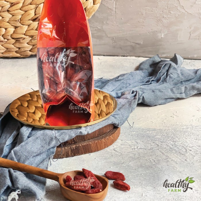 

⭐ COD ⭐ Organic Goji Berry Organik / Kici Merah / Wolfberry Kering / Kice 100g
