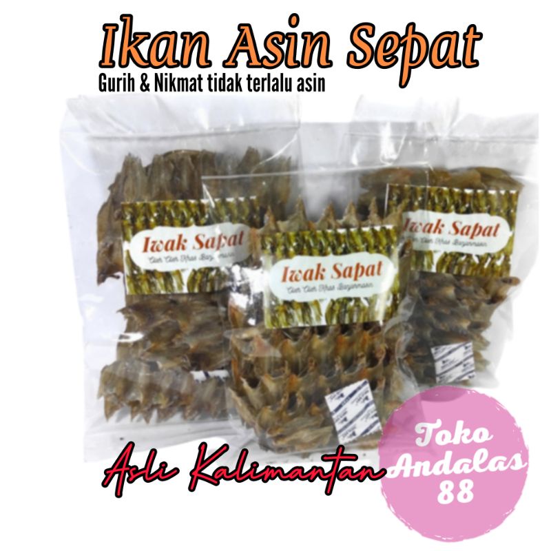 

Ikan Asin Sepat Iwak Karing Sapat