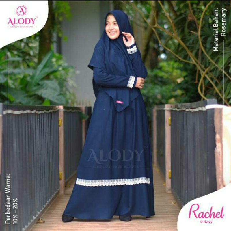 GAMIS DEWASA (READY) RACHEL DREES GAMIS SET HIJAB BY ALODY