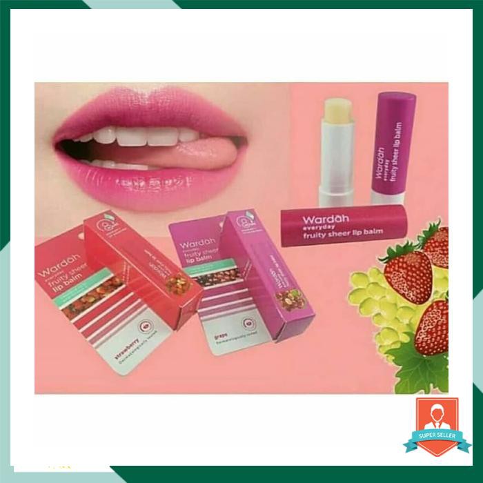 WARDAH EVERYDAY FRUITY SHEER LIP BALM/COLOR LIP BALM/LIP BALM WARDAH
