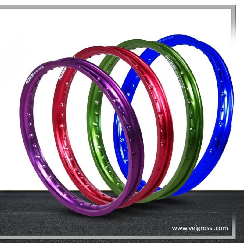 LINGKARAN PELEK RIM VELG ROSSI ORIGINAL WM SHAPE RING 17 (120,140,160,185,215,250) TERMURAH TERLARIS