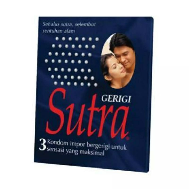 sutra komdom impor bergerigi isi 3pcs/ alat kontrasepsi/bertekstur bergerigi