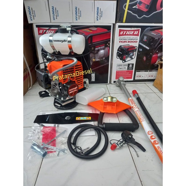 Mesin potong rumput YAMAMAX 3001 PRO 2tak//Brush cutter  gendong 2tak YAMAMAX