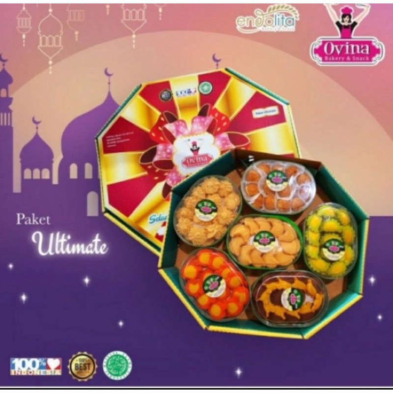 

Hampers Parcel Ramadhan Idul Fitri Paket Kue Kering Ovina Platinum