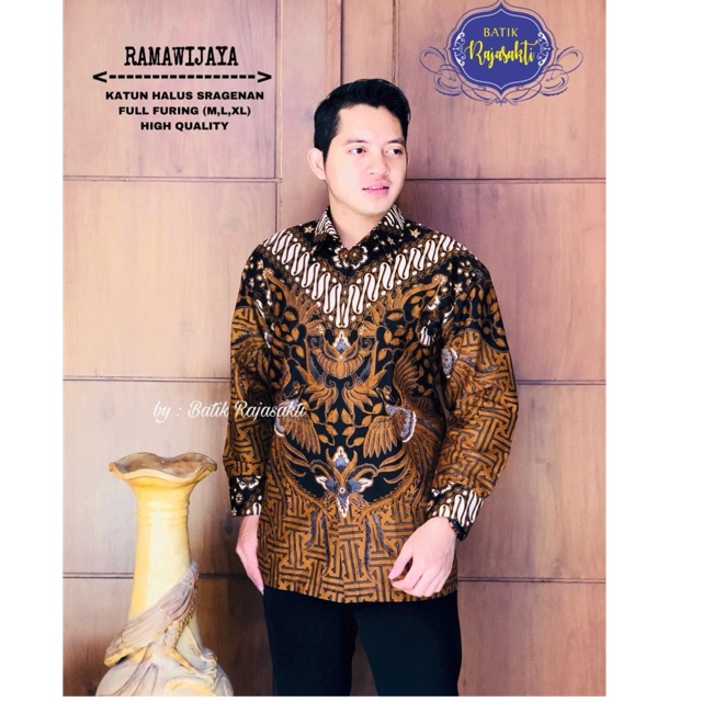 Batik RAMAWIJAYA Katun Cabut Full Furing Termurah