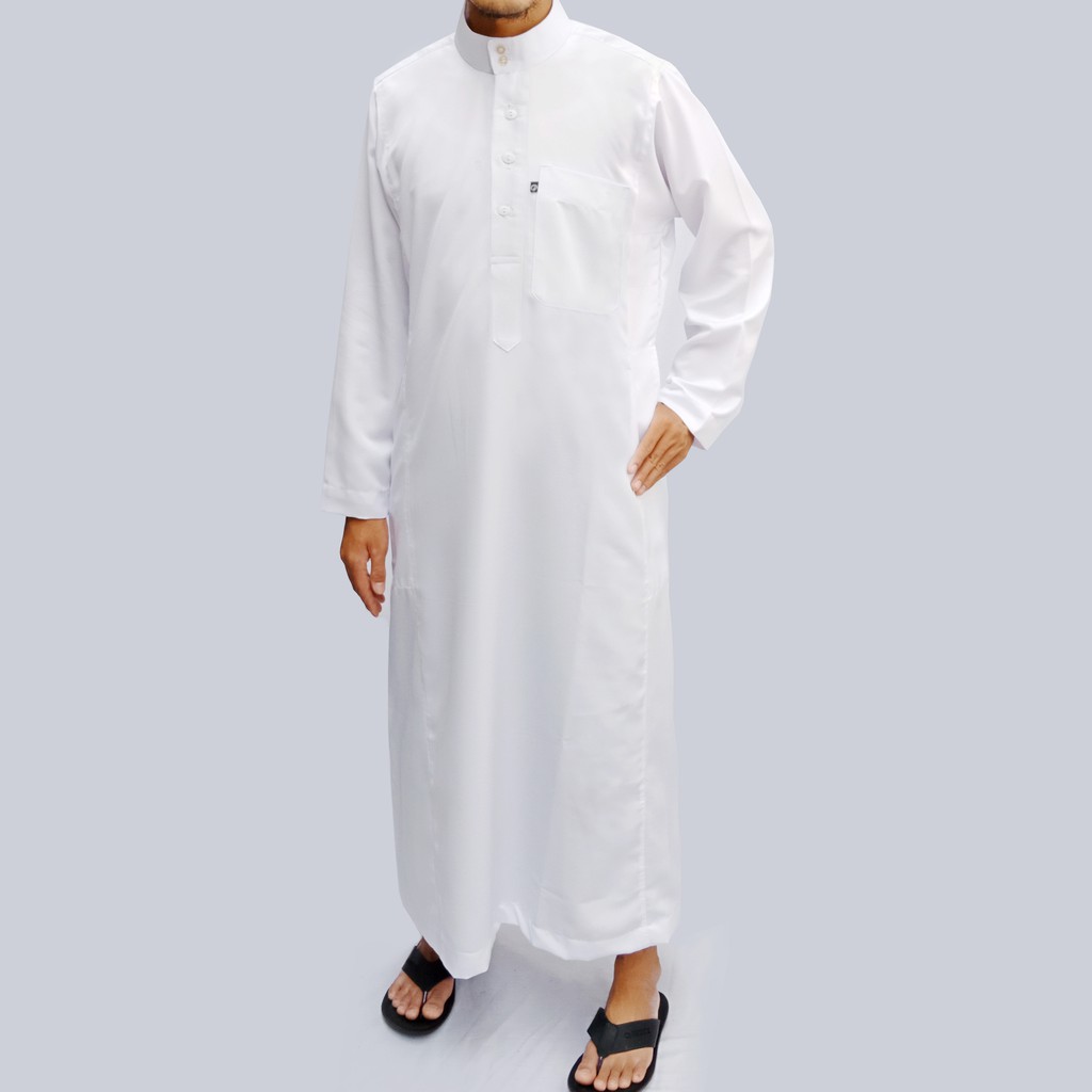 Farrasi Jubah Pria / Baju Muslim Pria- Abu-abu