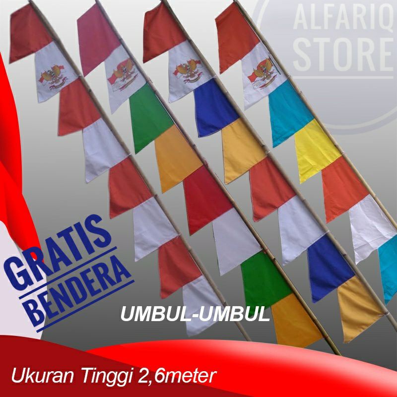 Jual Bendera Umbul Umbul Warna Warni Bendera Umbul Umbul Panjang Bendera Umbul Umbul Panjang