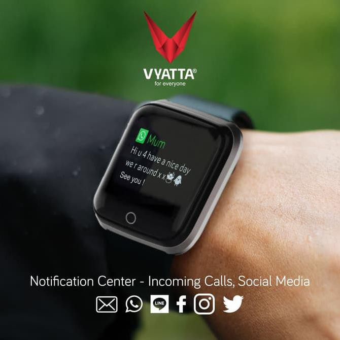 ITERLARISl VYATTA Fitme Prime+ Smartwatch - Metal Body, Waterproof, HeartRate - Satin Silver IBDLl