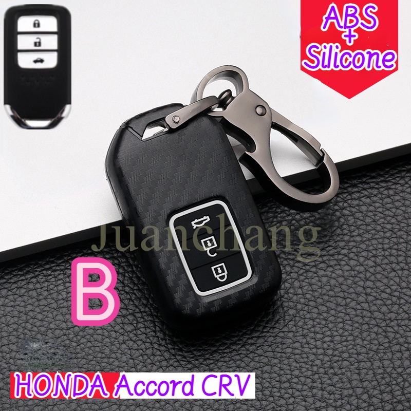 Case Pelindung Kunci Remote Mobil Bahan ABS Karbon Untuk HONDA Accord Crv Fob Accord Civic fc fd Jazz GK IV 4 GK 5 Vezel City Odys RC