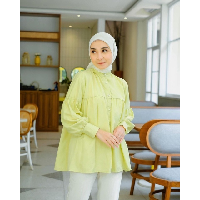 (DBY) BLOUSE RALEYA KEMEJA ATASAN WANITA SHIRT