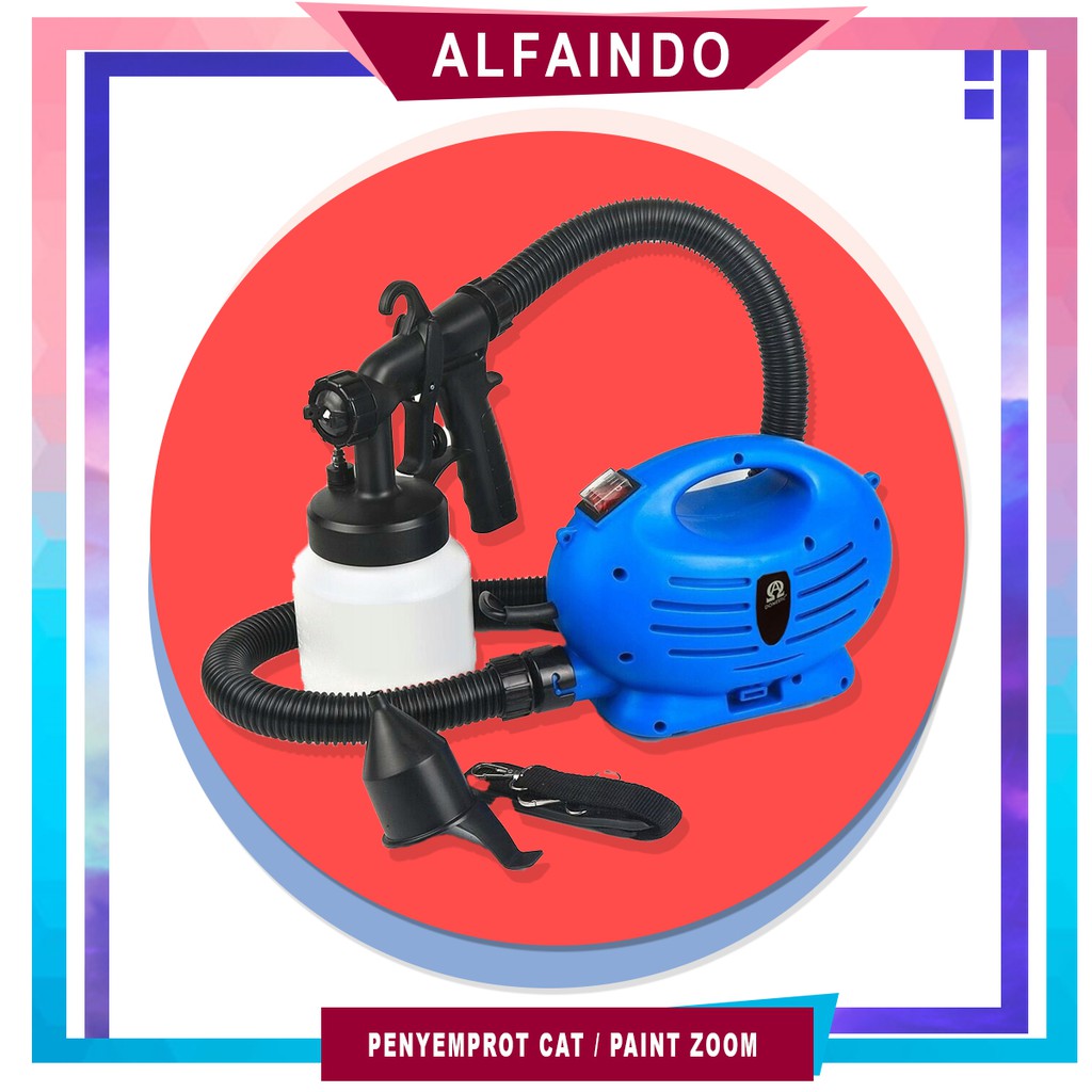 Alfaindo Paint Zoom Paint Gun Paint Spray Semprotan Cat Kompresor.