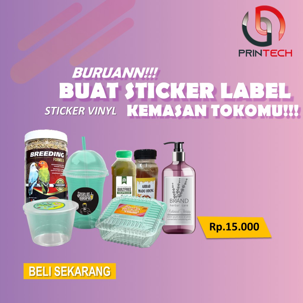 

Stiker Vinyl A3 / Stiker Label Vinyl A3 | Stiker Kemasan Print & Cut Indoor Murah | Stiker Vinyl