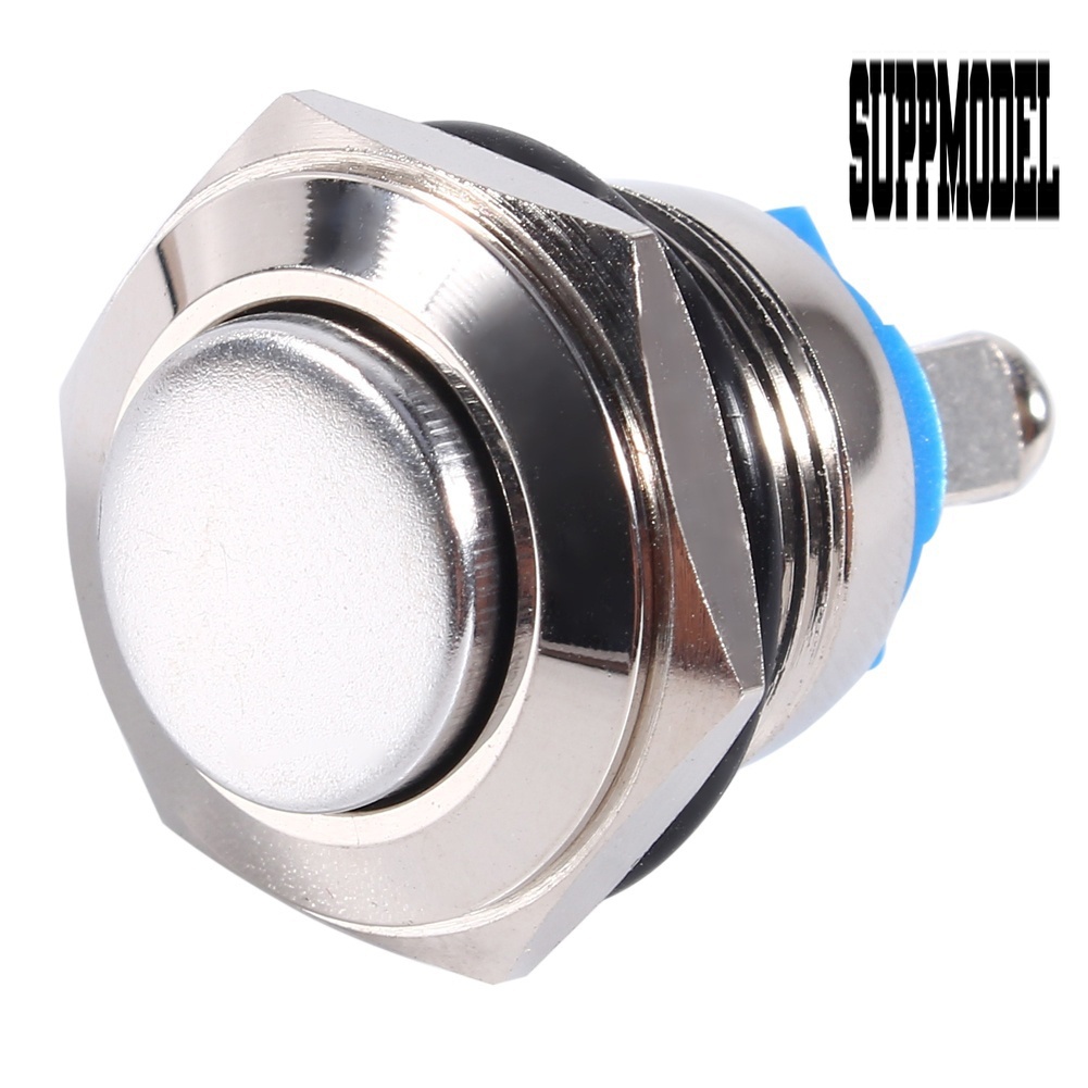 Tombol Tekan ON / OFF Klakson Mobil 12V 16mm Bahan Metal Anti Air