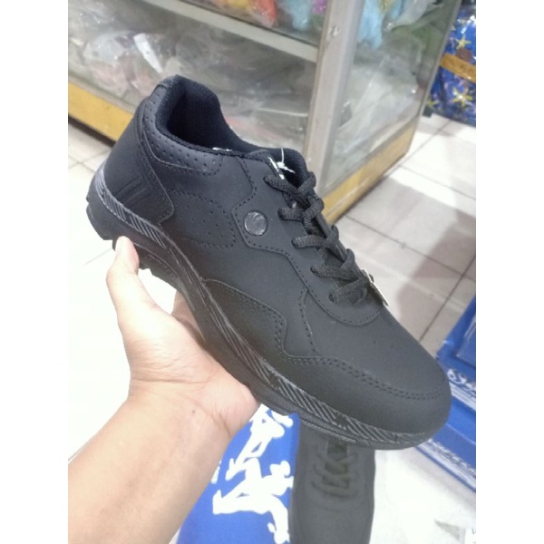 sepatu sekolah hitam polos merek speed original size 39-43 dewasa