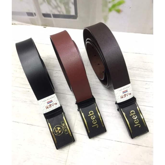 Ikat Pinggang Pria Kulit Sintetis Impor