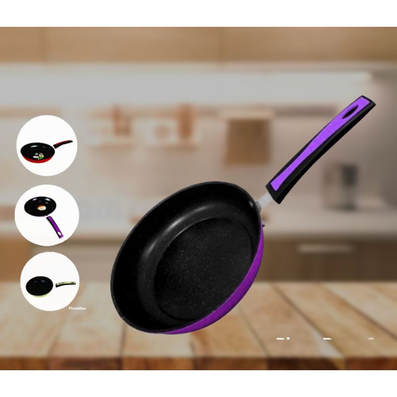 Teflon Anti Lengket Diameter 24 Cm / Frypan Homelux / Wajan Teflon Anti Lengket