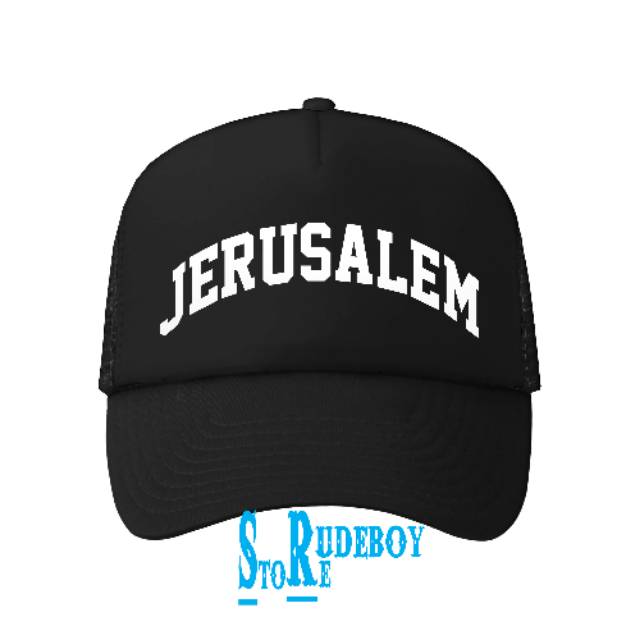 TOPI SNAPBACK TRUCKER BASEBALL JERUSALEM PREMIUM