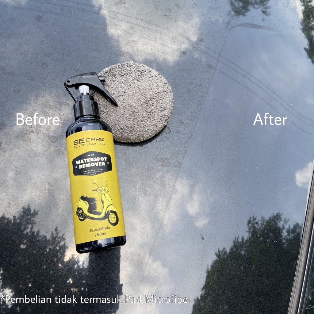 WATERSPOT REMOVER Pembersih Jamur Body - BeCare Detailing - Water Spot Remover - Obat Jamur Body Mobil - Pembersih Jamur Mobil - Obat Jamur Kaca - Pembersih Jamur Kaca - Penghilang Karat - Pembersih Karat - Obat Kerak Air - Pembersih Mesin Mobil Motor