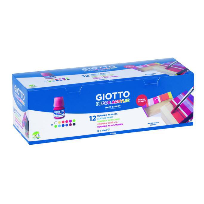 

{{BAYAR DI TEMPAT}} GIOTTO DECOR ACRYLIC 25ML SET 12 PCS SPECIAL [Kode 1|Kode 2|Kode 3|Kode 4|Kode