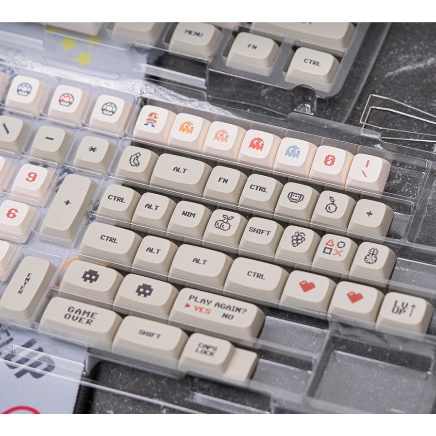 Yiqi Video Game Design PBT Dye-sub Keycaps 144 set XDA Profile