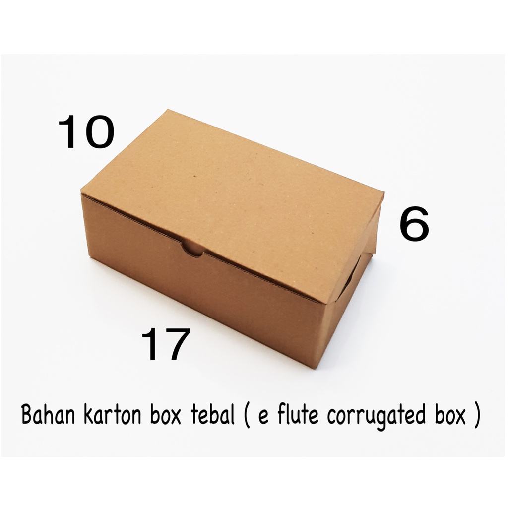 

kardus/karton/ box uk. 17x10x6 cm, DIE CUT ,seperti kardus pizza
