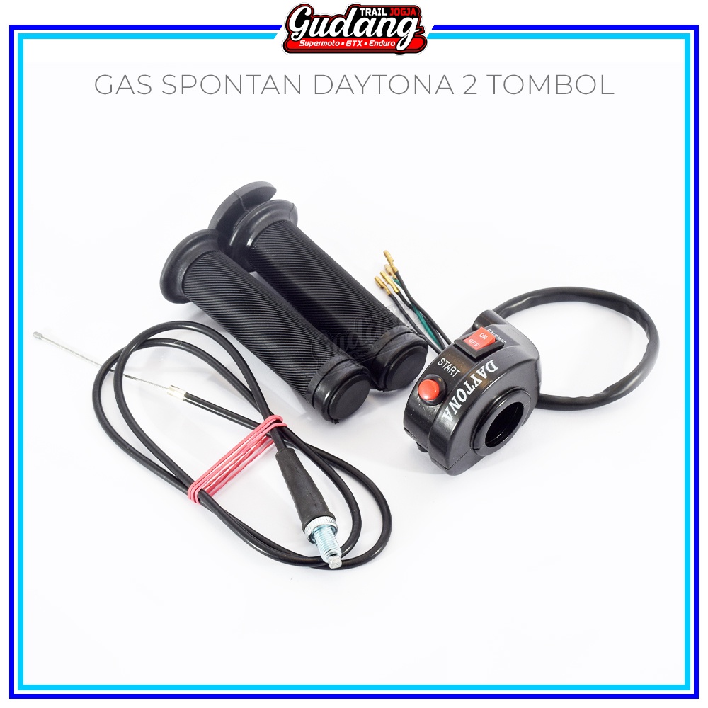 Gas Spontan Domino 2 Kabel Aktif Gas Spontan CRF 150L KLX Universal Supermoto