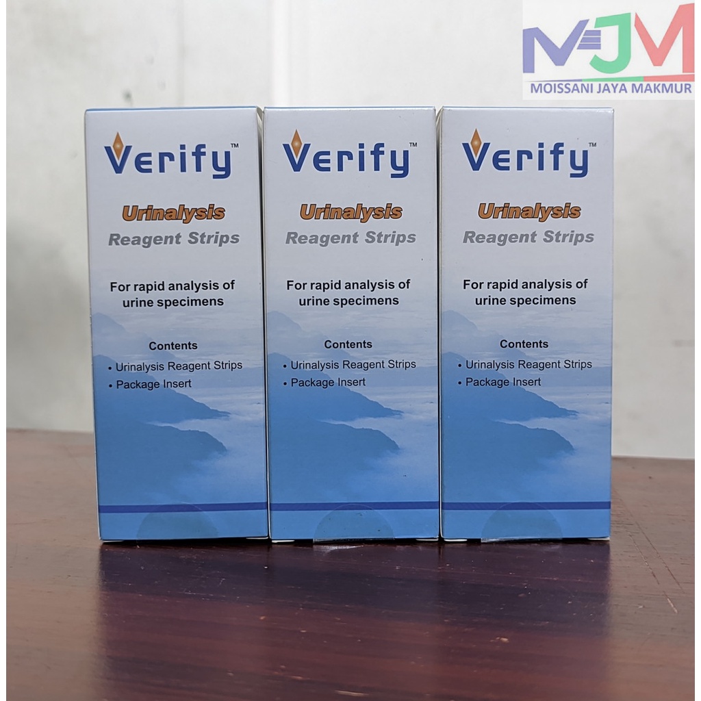 Strip Tes Urine 3P (Glukosa Protein Ph) - Test Urine 3P - Verify 3 Parameter