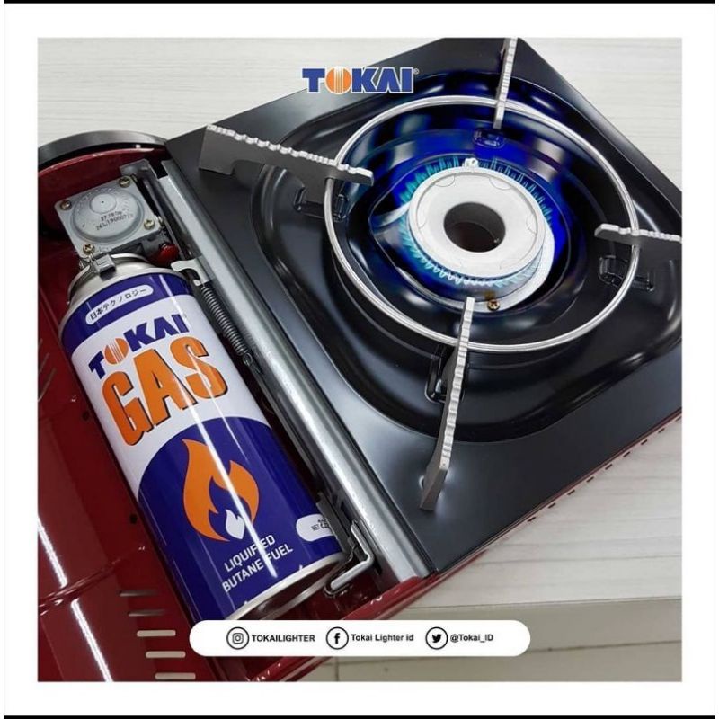 Gas Portable Tokai baru 245g ,KHUSUS PENGIRIMAN SAMEDAY DAN INSTAN