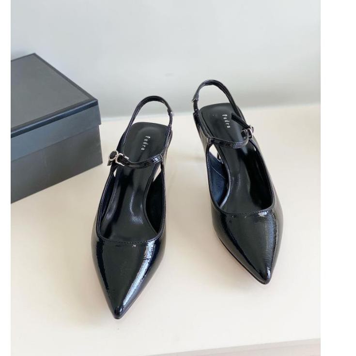 sepatu hak pump brand Pedro import,mewah