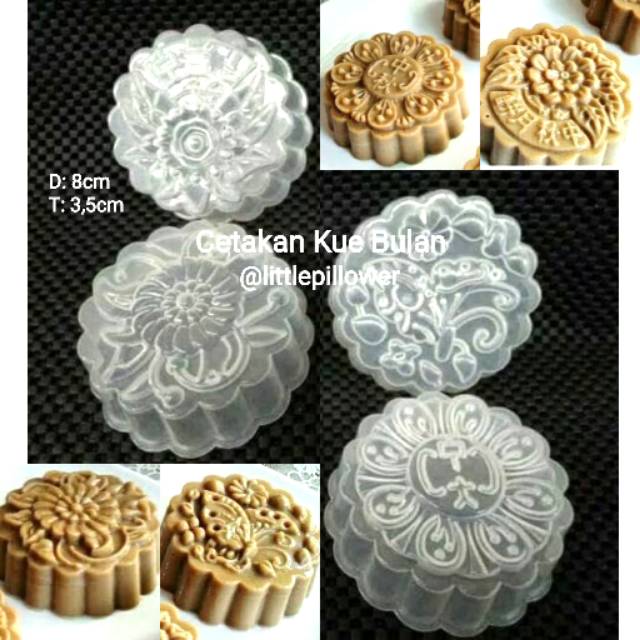 Cetakan Kue bulan plastik/mooncake mold