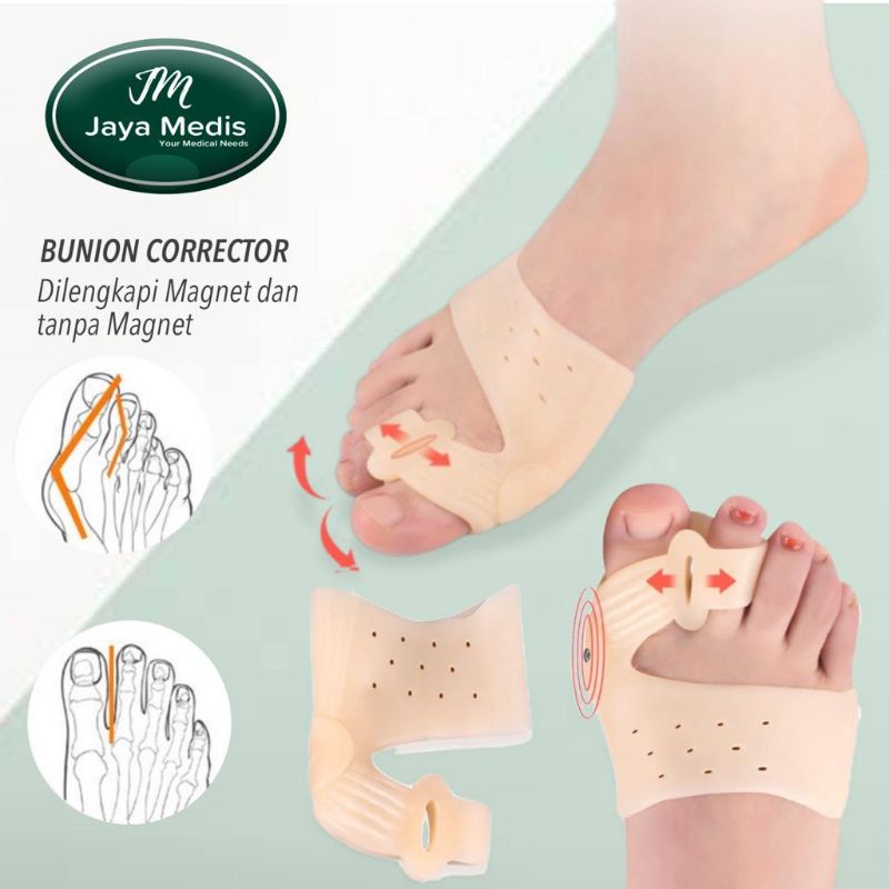 Korektor Jempol Kaki Ortopedi - Bunion - Hallux Valgus Orthosis 2pcs