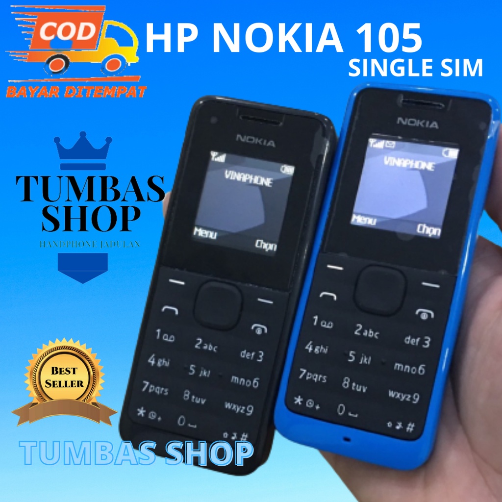 HP Nokia Jadul 105 Second original berkualitas