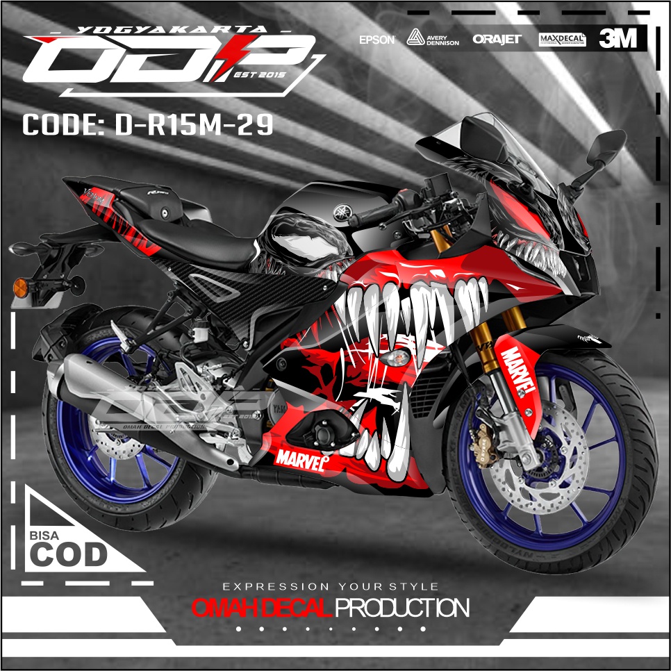 DECAL STIKER R15M V4 V1 V2 V3 V4 DEKAL MOTOR R15M  YAMAHA DEKAL  TERBAIK TERLARIS DAN KULITAS TERBAI