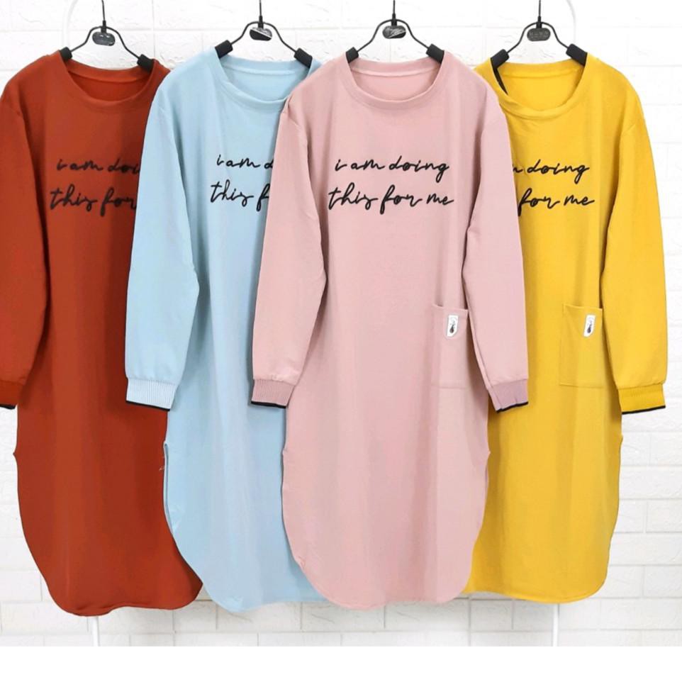 Tidak's diragukan Tunik Jumbo Babyterry Import Bordir Asli This For Me YYY H33R04