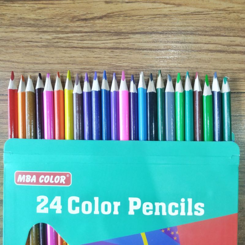 Pensil warna panjang 24 warna ME2091