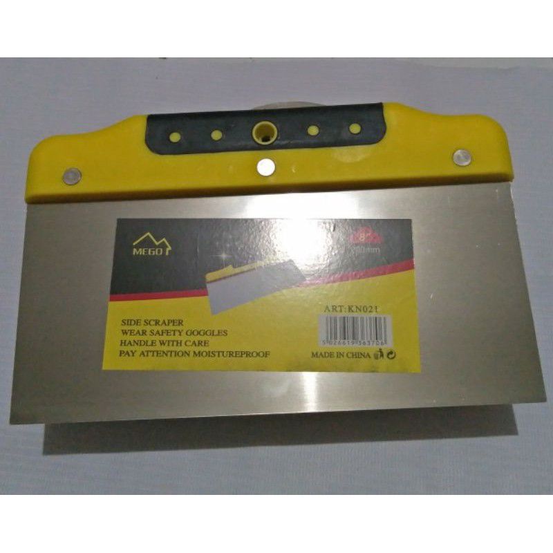 KAPE STAINLESS 8" Scraper 8" TERMURAH scraper stainless 20cm