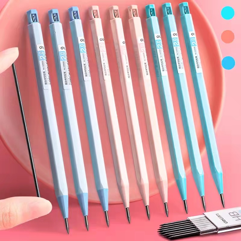 

Pensil Mekanik / Mechanical Pencil Graphite Lead Automatic Refill Pensil - DELI 58800