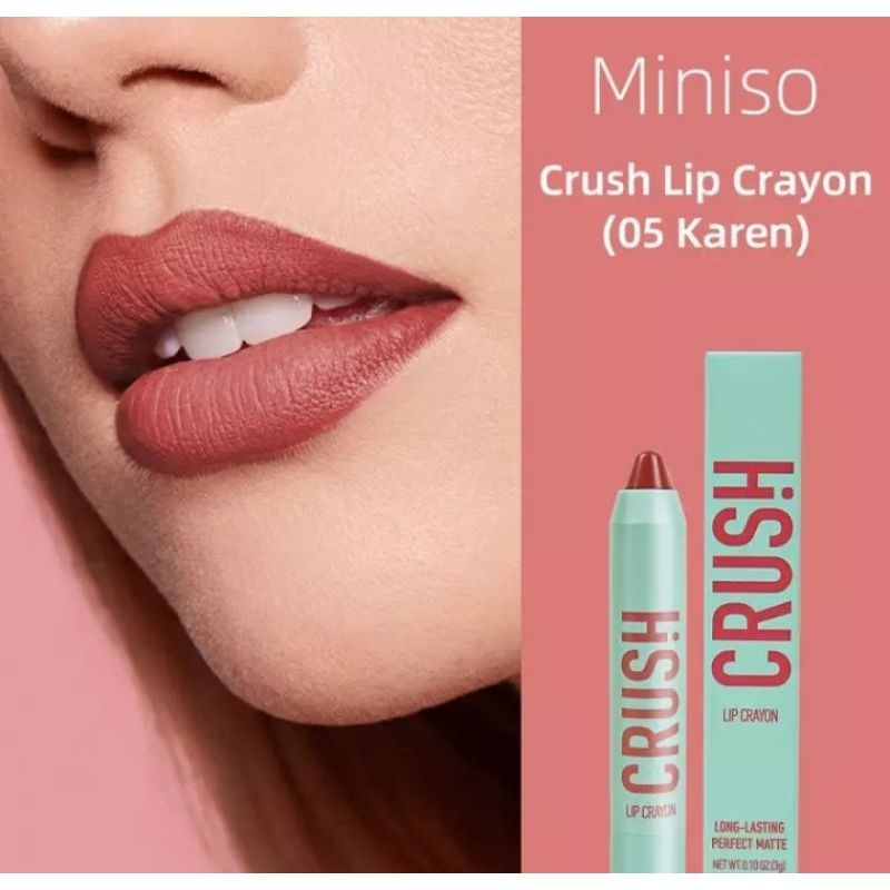 MINISO Lip Crayon Crush Termurah | Lip Crayon Crush Miniso